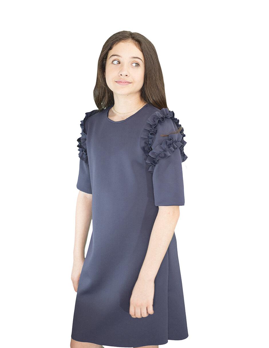 Vestido manga regular para niña Vestido manga regular para niña