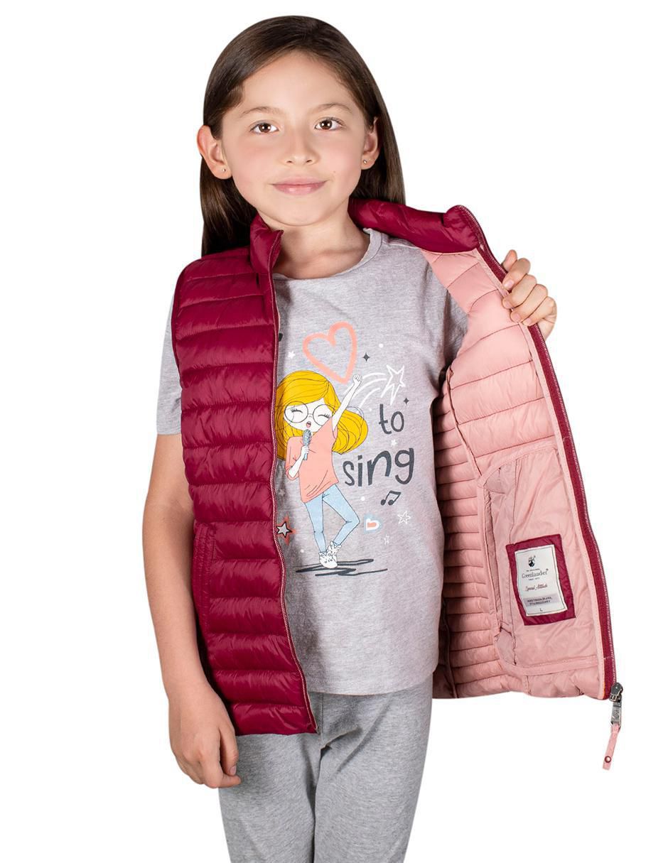 Chaleco con bolsillos para niña 2
