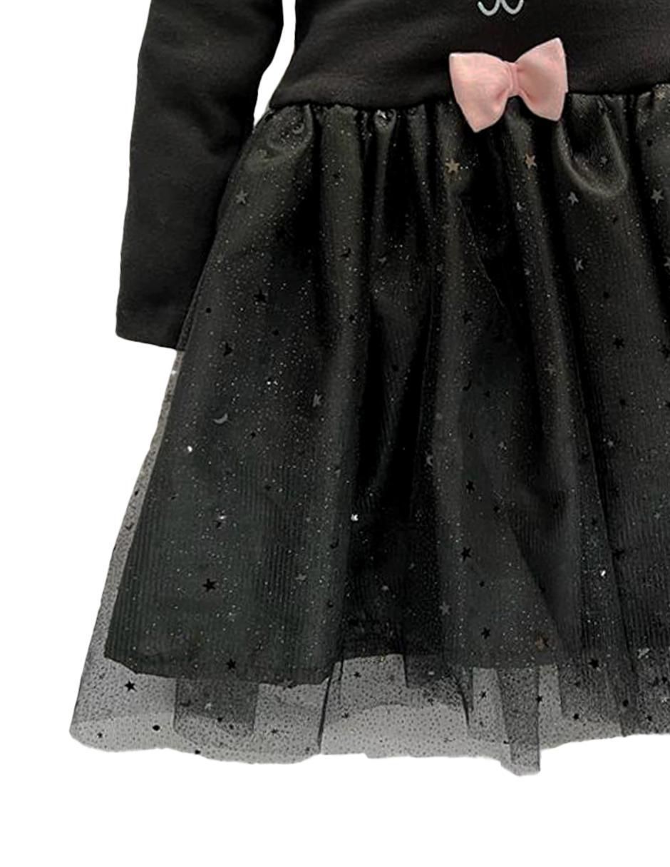 Vestido manga regular para niña 3