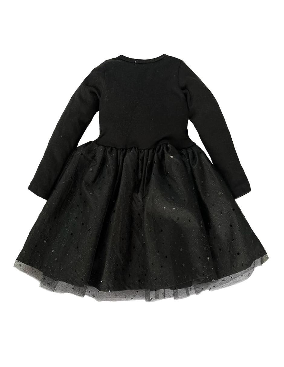 Vestido manga regular para niña 4