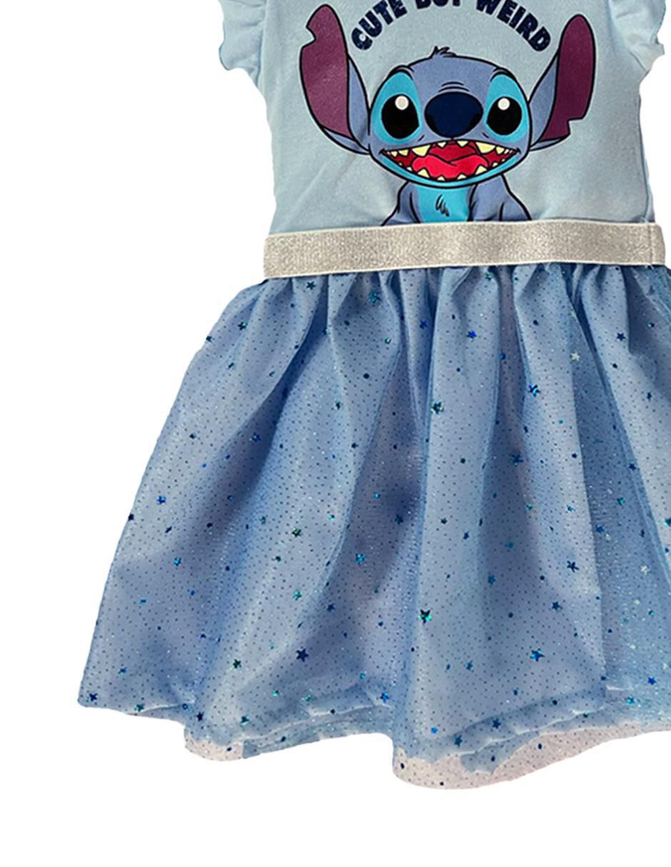 Vestido manga volantes para niña