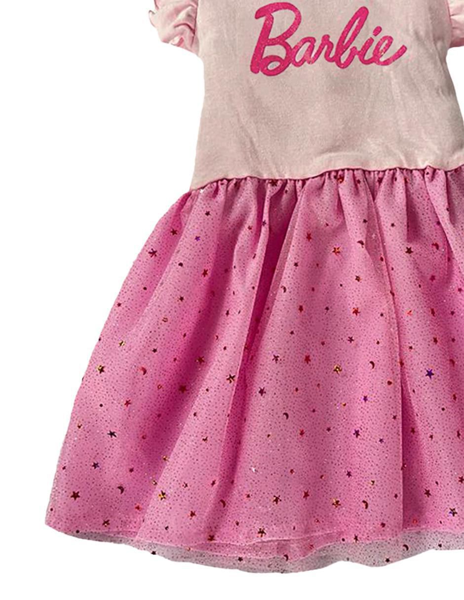 Vestido manga volantes para niña