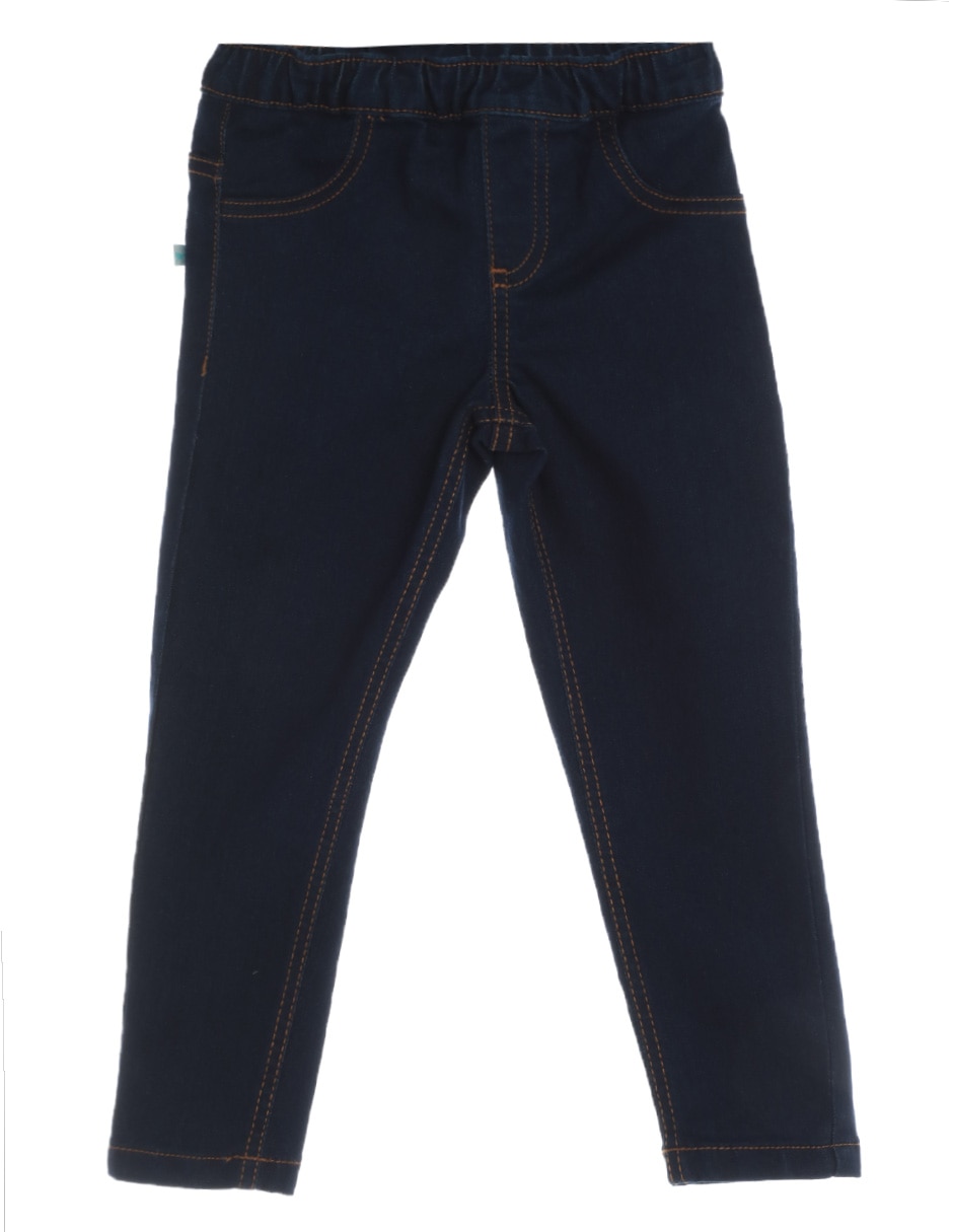 Jeans slim lavado obscuro para niña Jeans slim lavado obscuro para niña