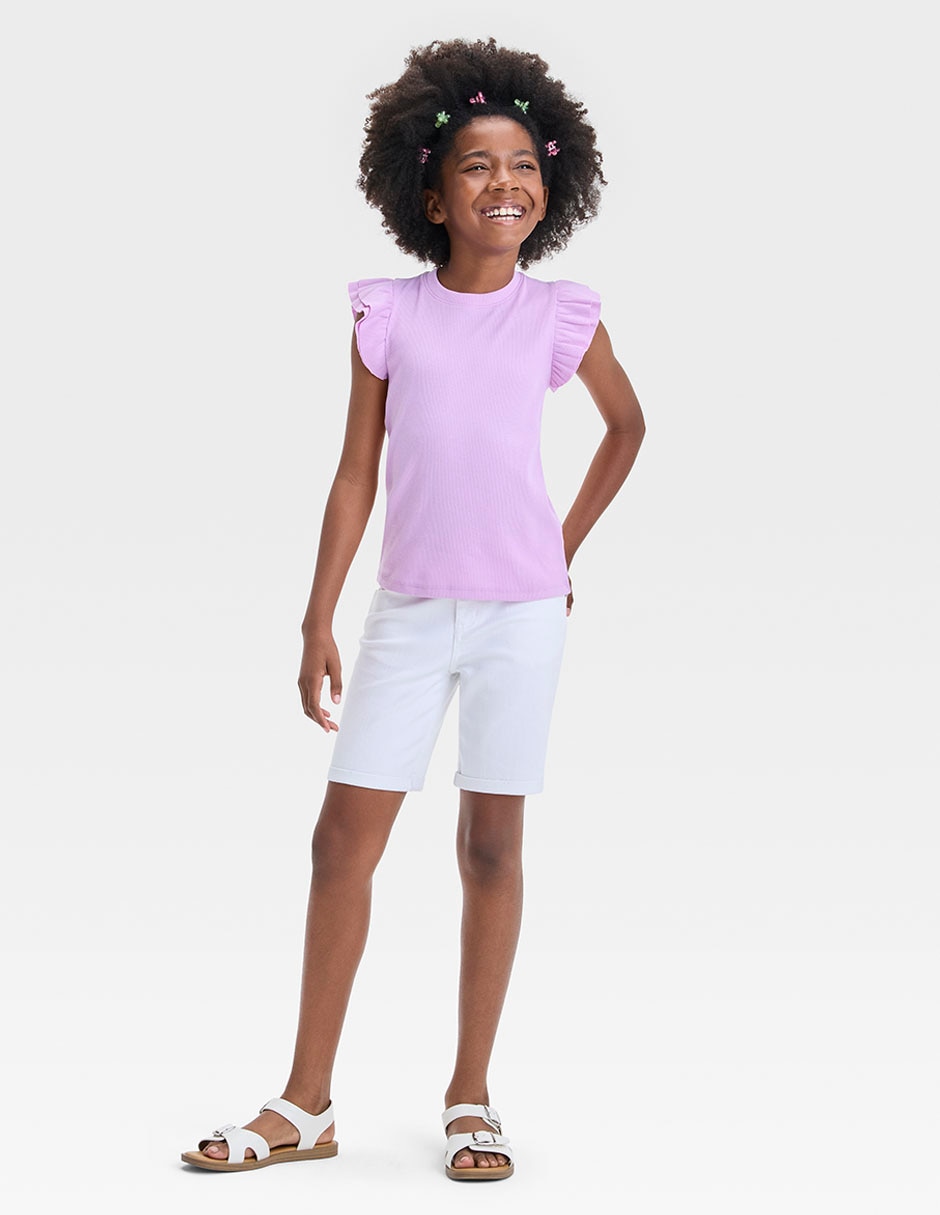 Playera Nicky Santoro manga corta para niña 3