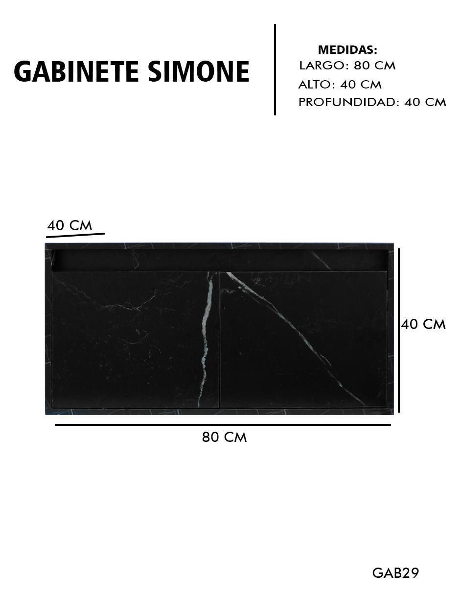 Mueble para baño Simone So de MDF armable 6