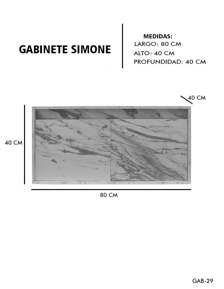 Mueble para baño Simone So de MDF armable 5