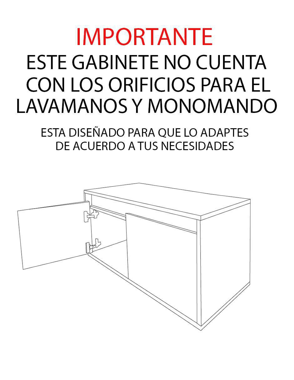 Mueble para baño Decomobil Simone So de MDF armable