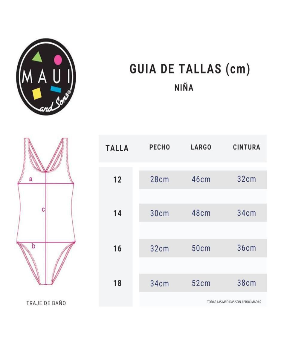 Traje de baño completo para niña 2