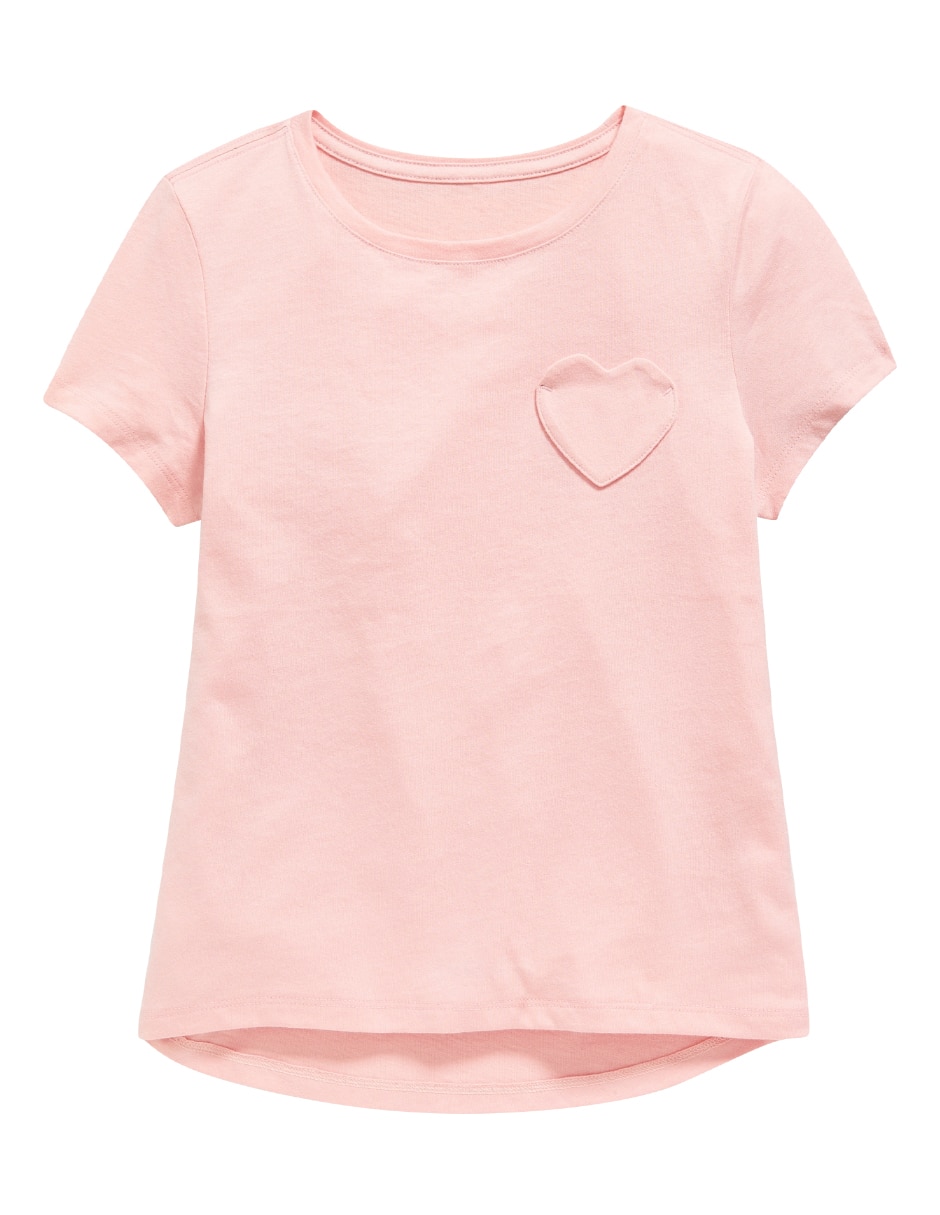 Playera manga corta para niña