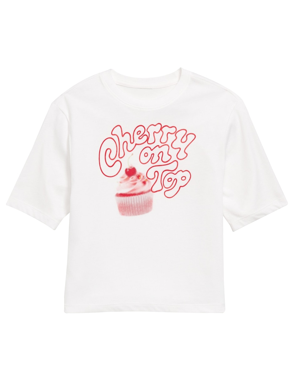 Playera manga corta para niña Playera manga corta para niña