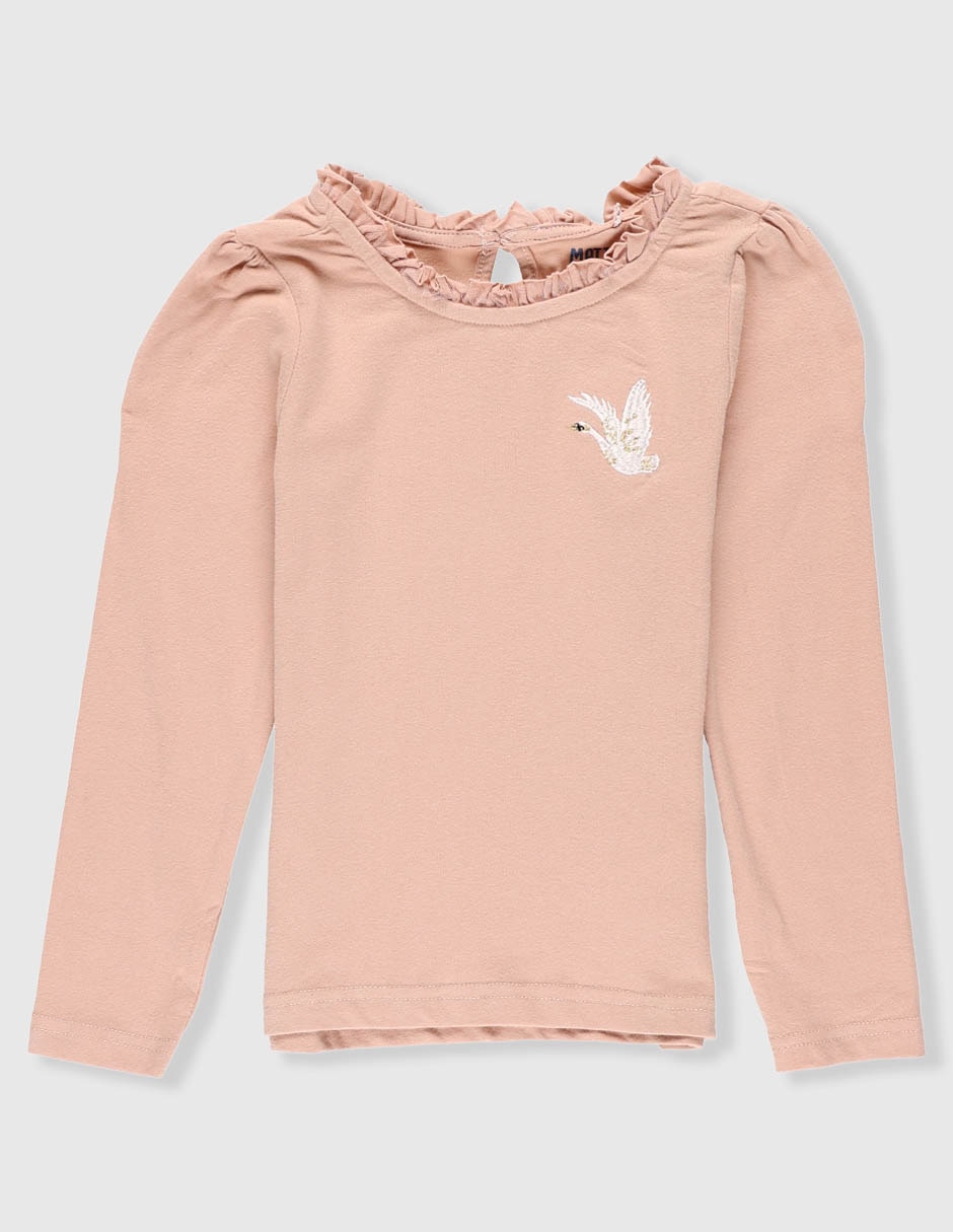 Playera manga larga para niña