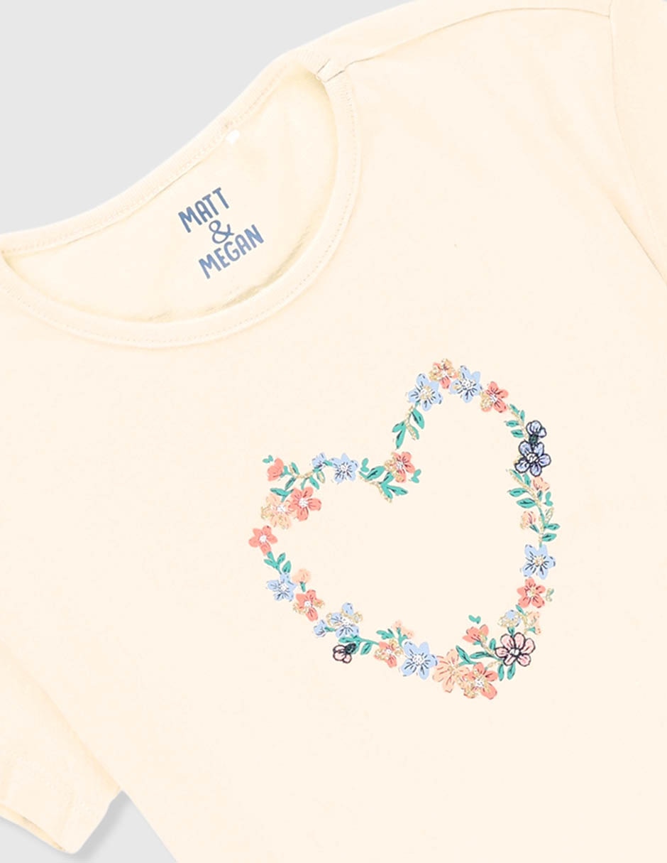Playera manga corta para niña 3