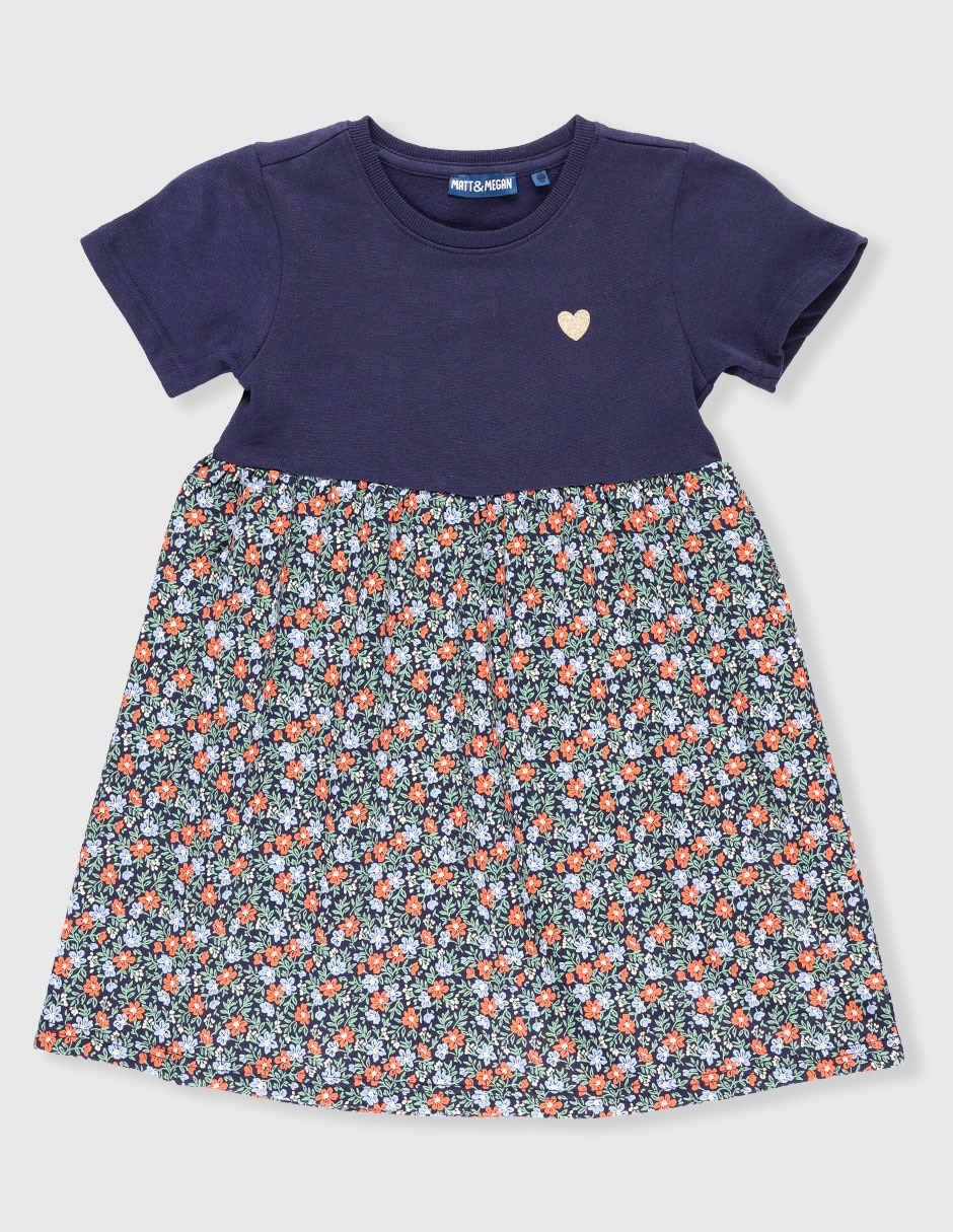 Vestido manga regular para niña Vestido manga regular para niña
