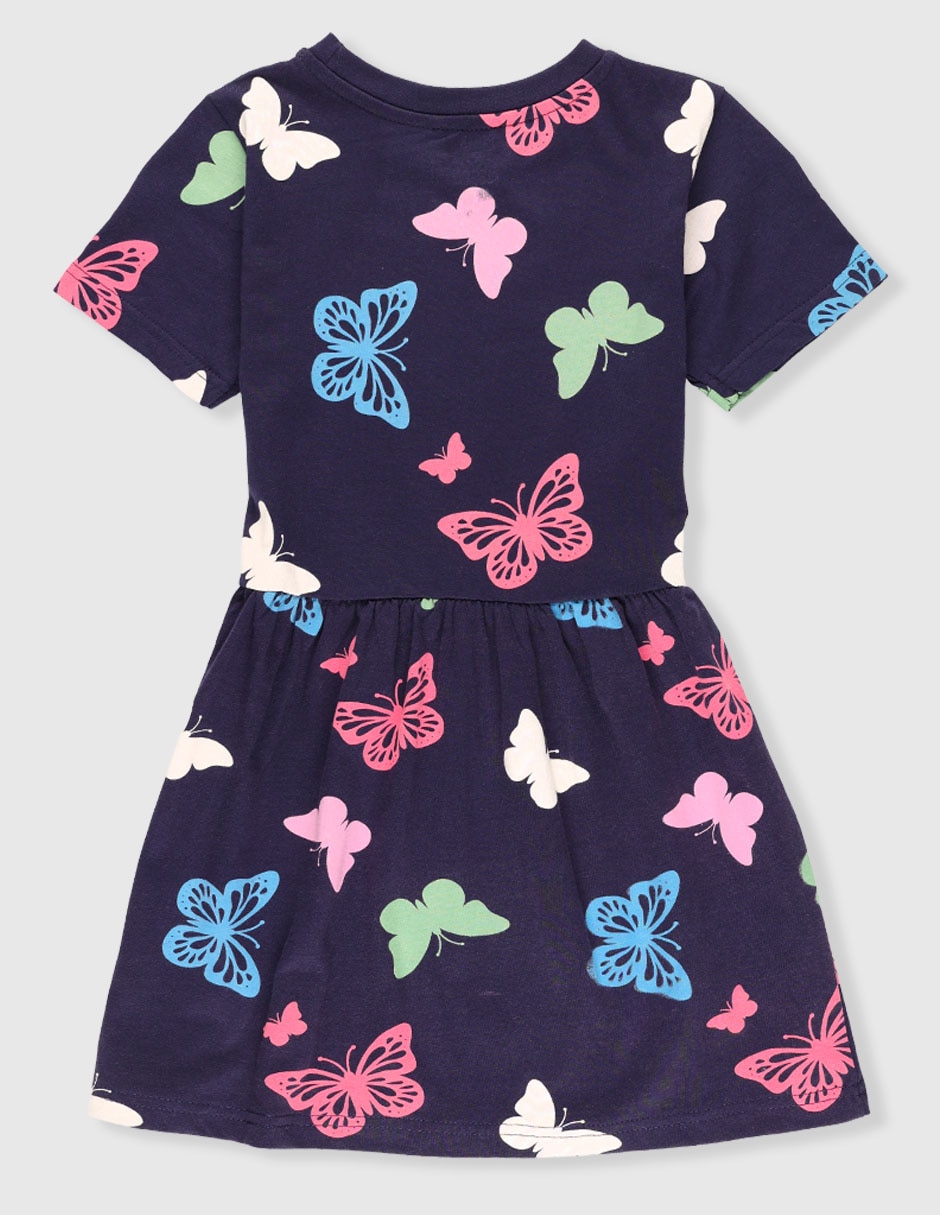 Vestido manga regular para niña 2