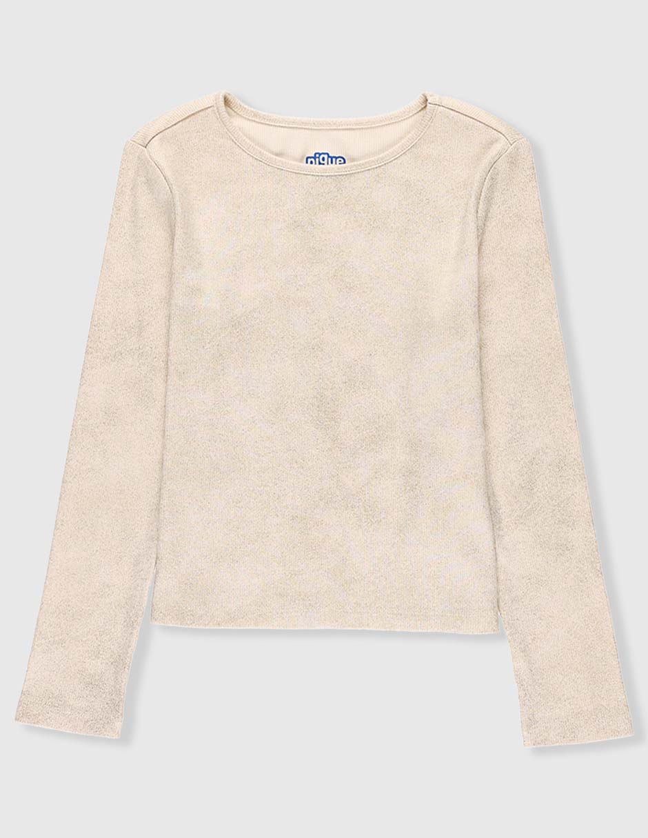 Playera manga larga para niña Playera manga larga para niña