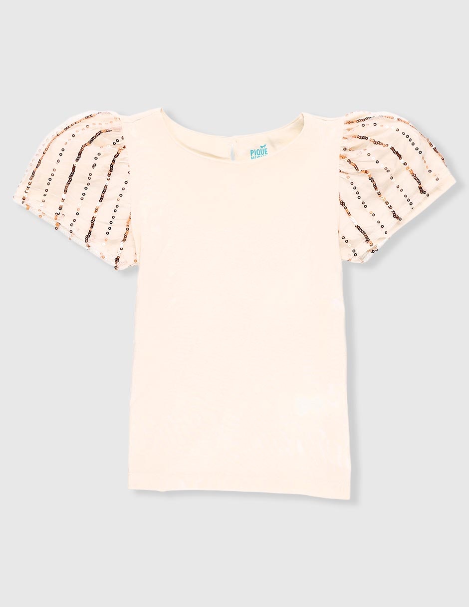 Blusa regular Piquenique para niña