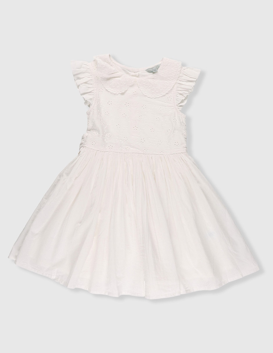 Vestido Piquenique Collection manga cap para niña