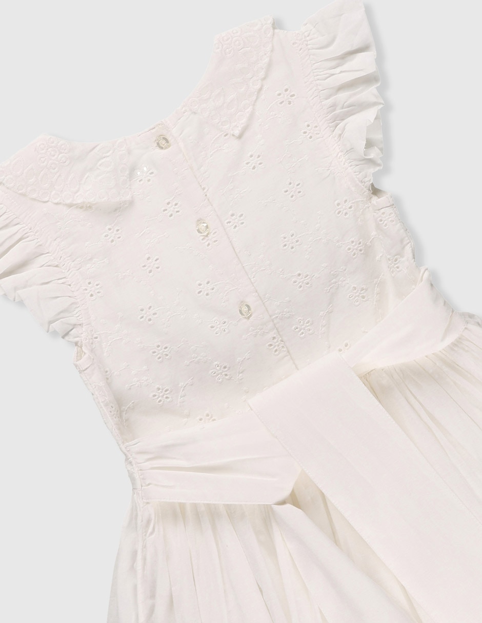 Vestido Piquenique Collection manga cap para niña