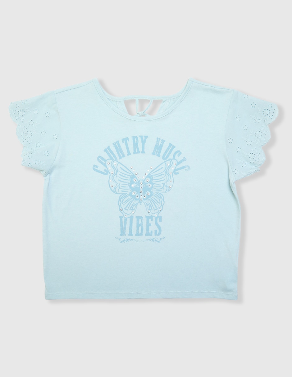 Playera The Childrens Place manga corta para niña