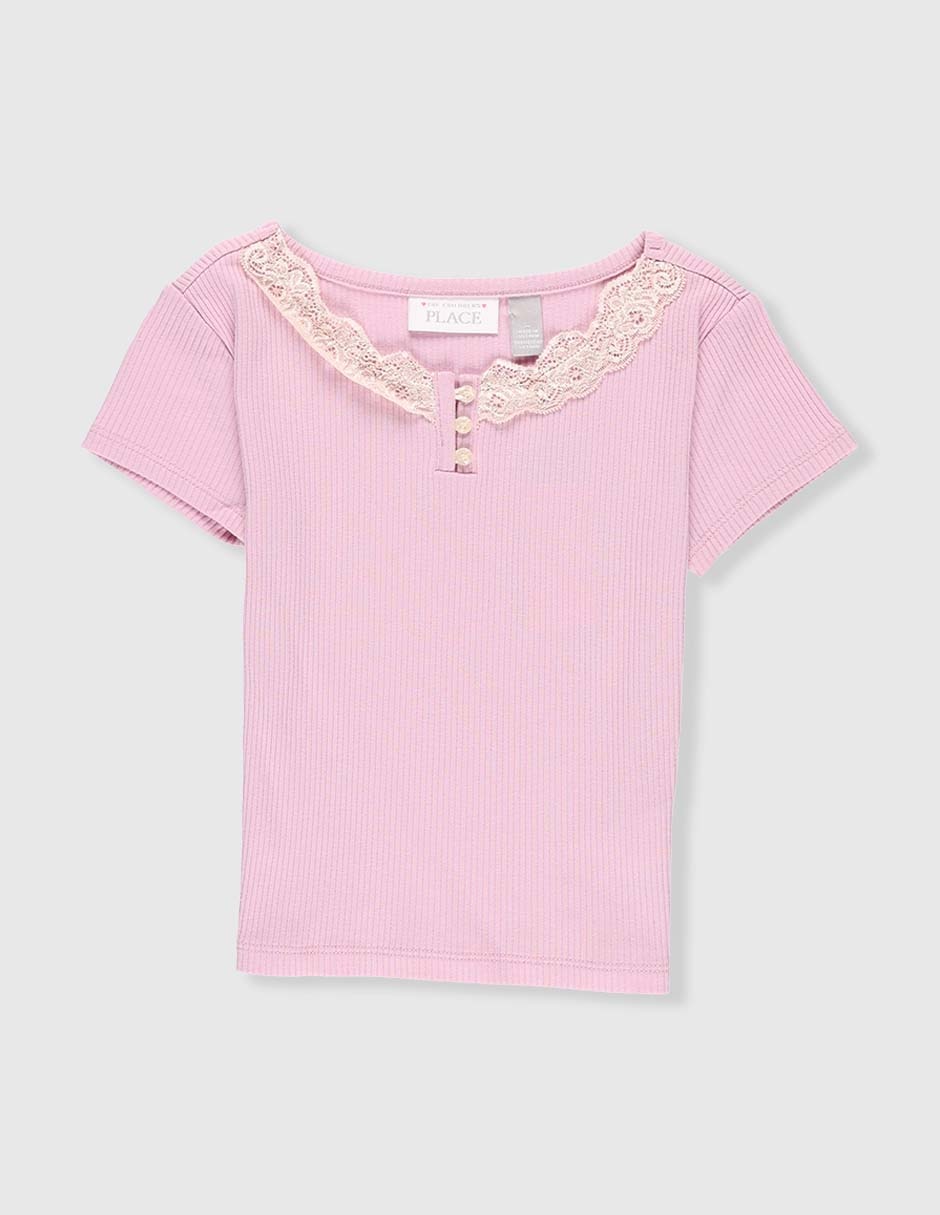Playera manga corta para niña Playera manga corta para niña