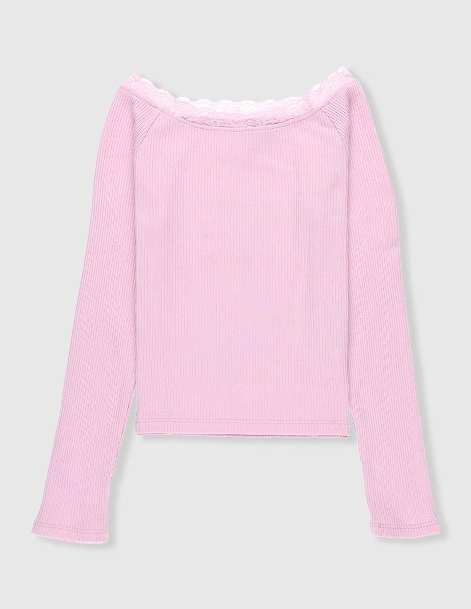 Blusa regular para niña