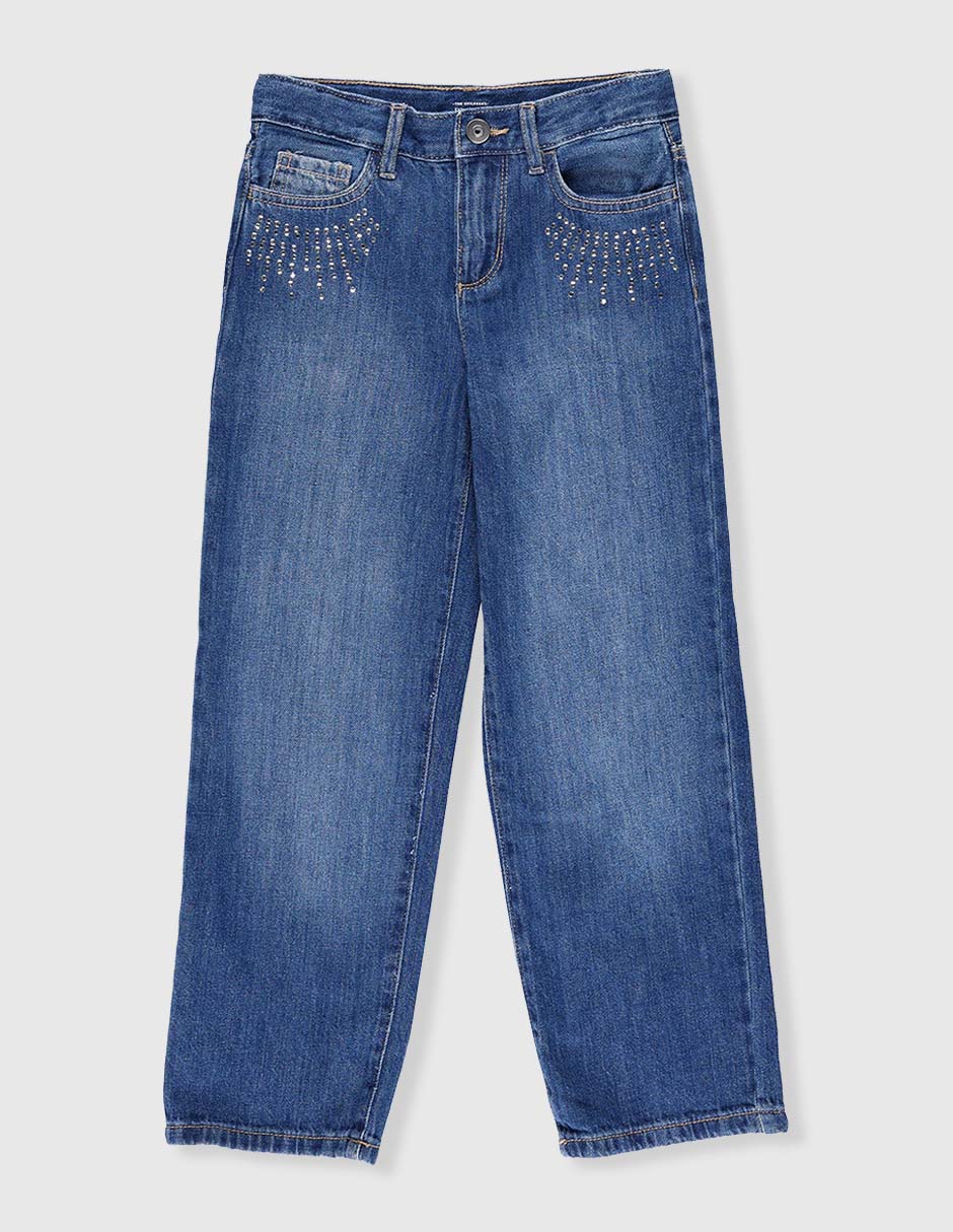 Jeans straight para niña 1