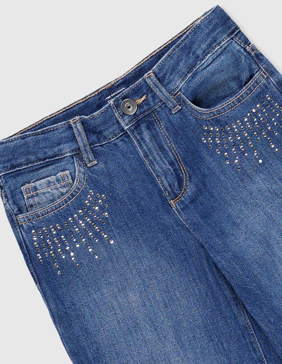 Jeans straight para niña 6