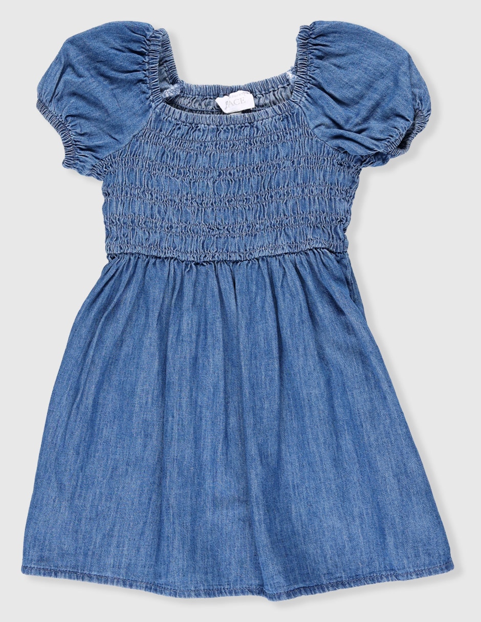Vestido manga regular para niña 1