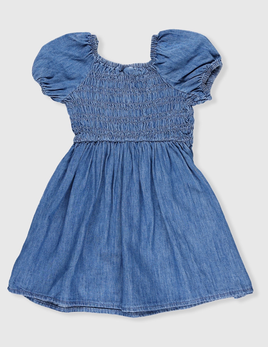 Vestido manga regular para niña 5