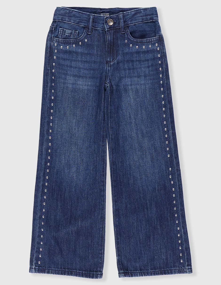 Jeans amplio The Children's Place lavado claro para niña