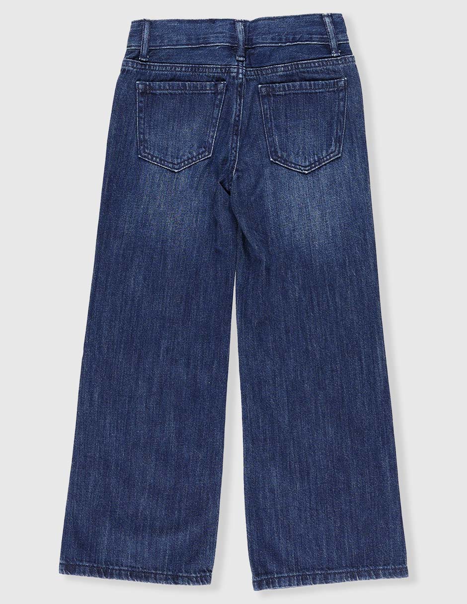 Jeans amplio The Children's Place lavado claro para niña