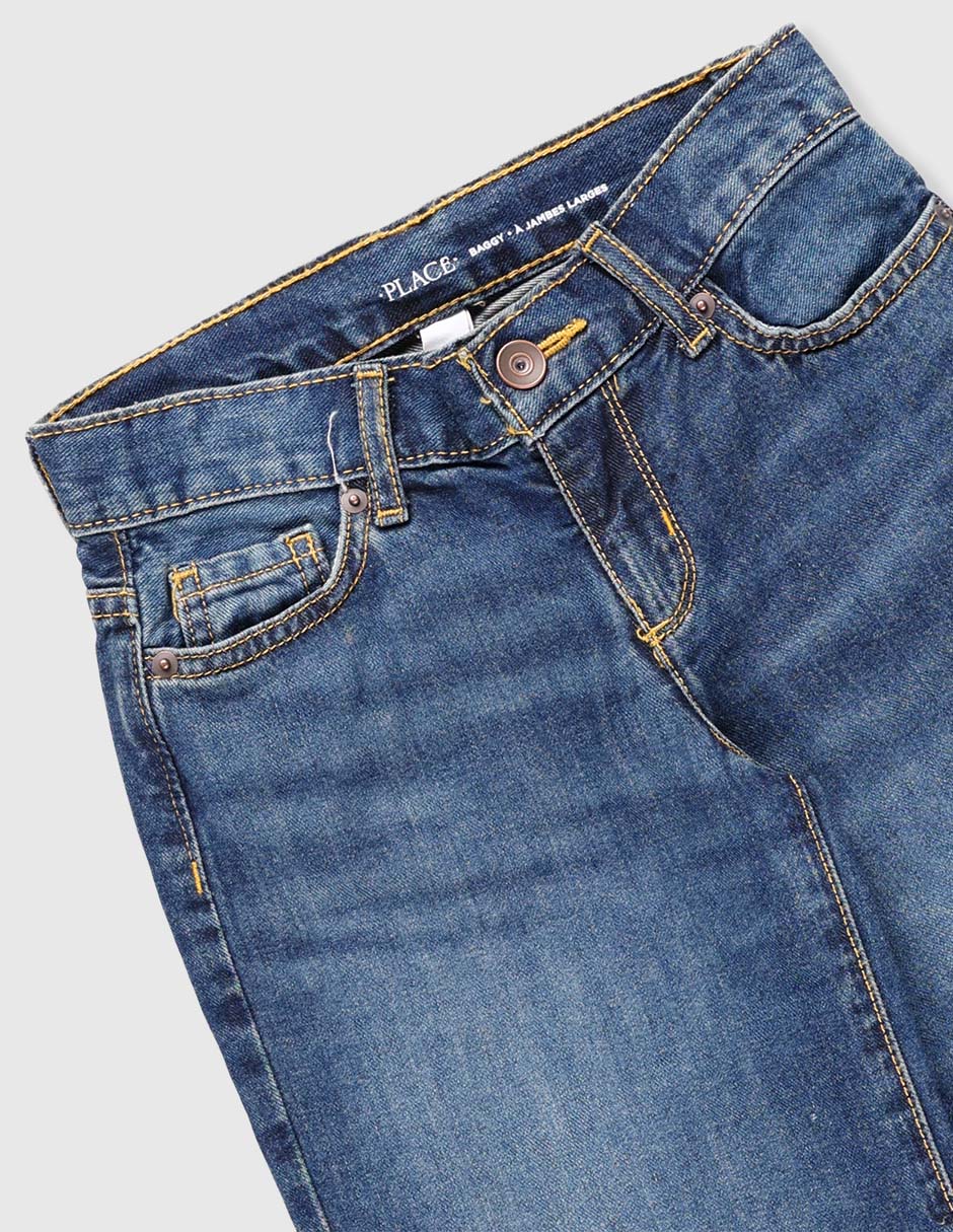 Jeans amplio para niña 6