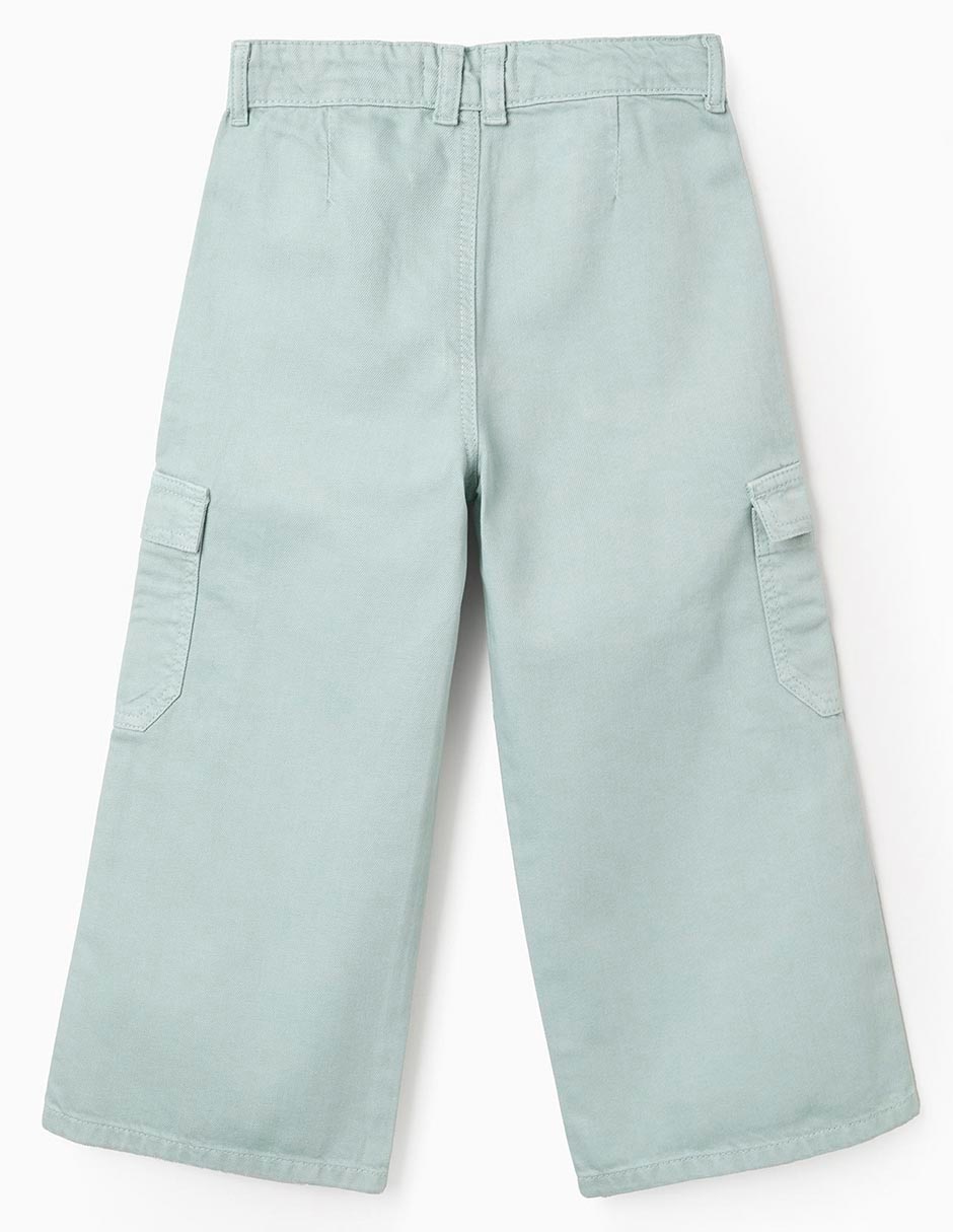 Jeans amplio Zippy lavado claro para niña