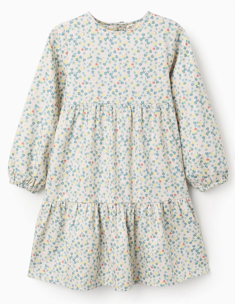 Vestido Zippy manga globo para niña