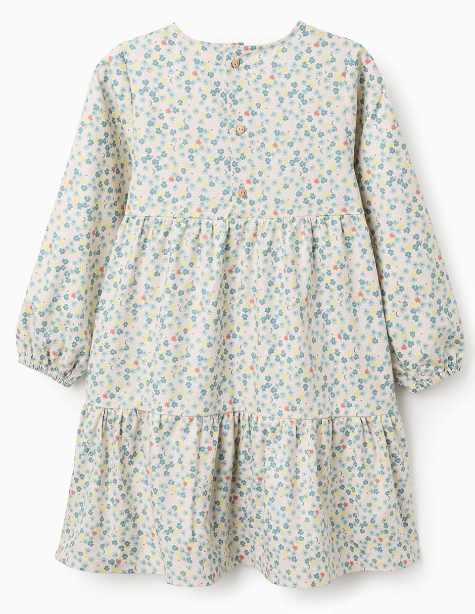 Vestido Zippy manga globo para niña
