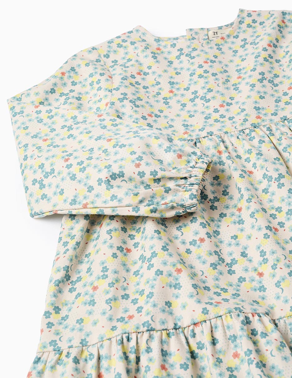 Vestido Zippy manga globo para niña