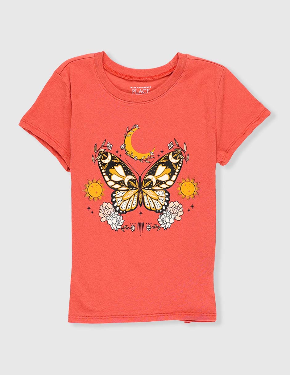 Playera The Childrens Place manga corta para niña