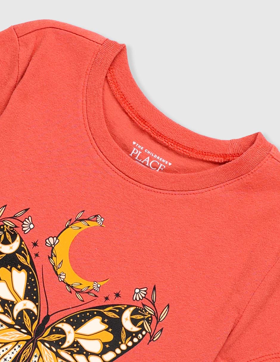 Playera The Childrens Place manga corta para niña