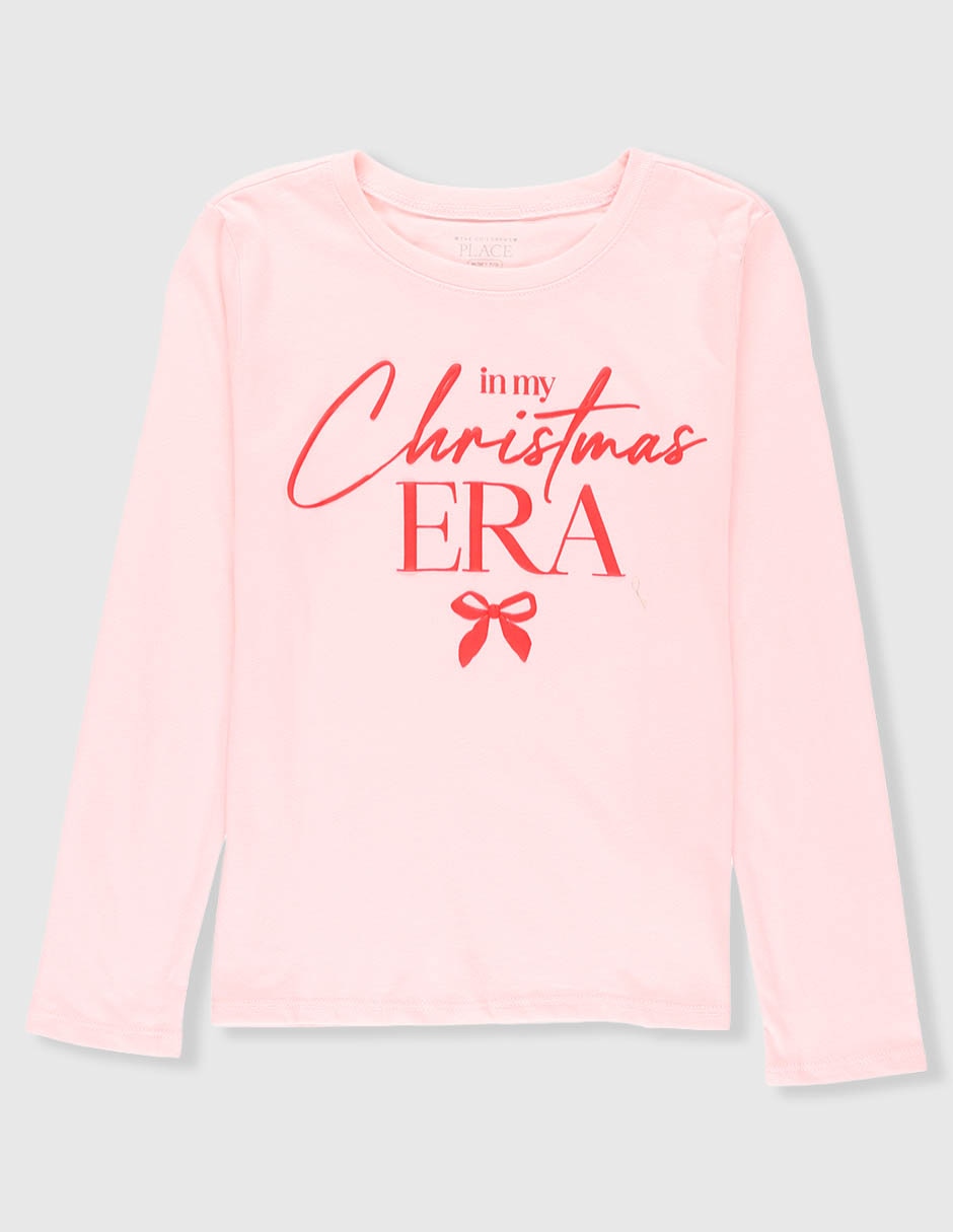 Playera manga larga para niña Playera manga larga para niña