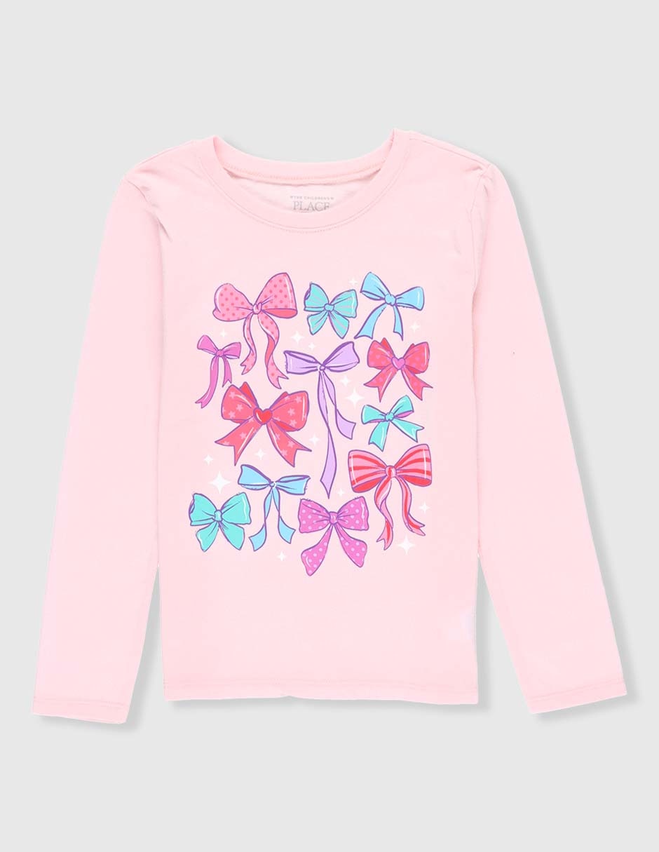 Playera The Children´s Place manga larga para niña