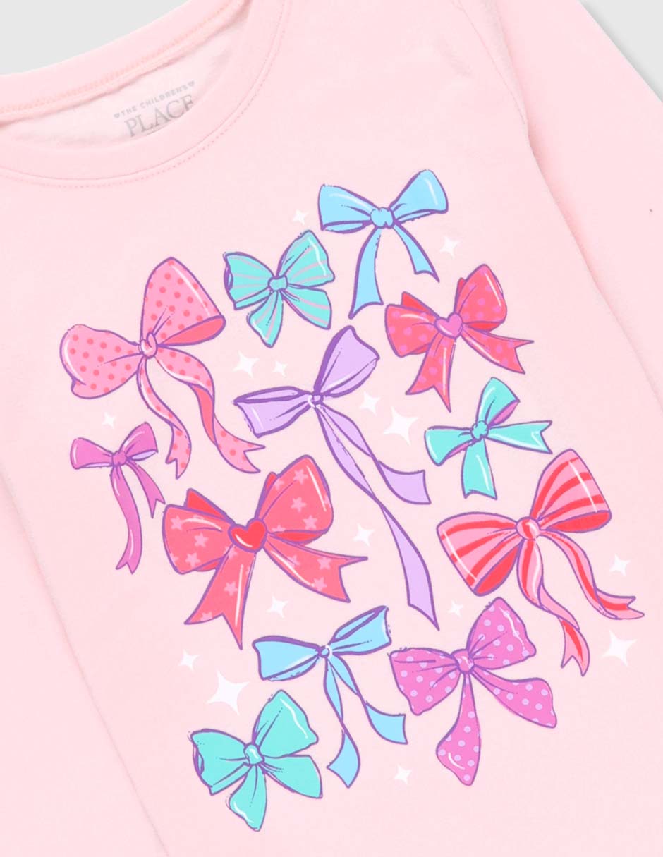 Playera The Children´s Place manga larga para niña