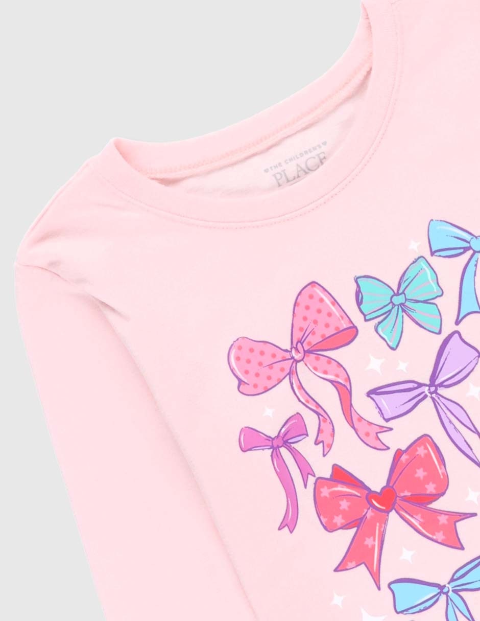 Playera The Children´s Place manga larga para niña