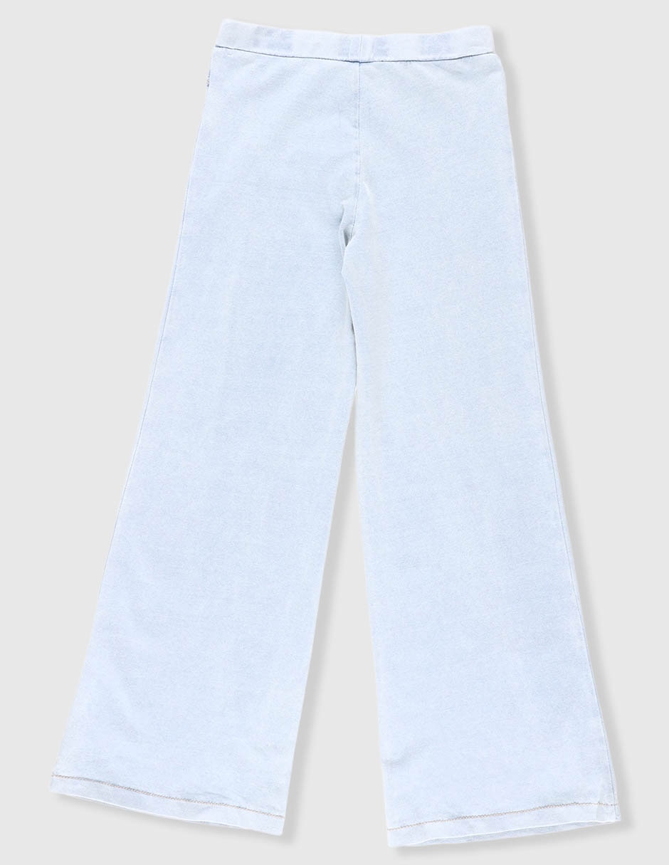 Jeans campana lavado claro para niña 5