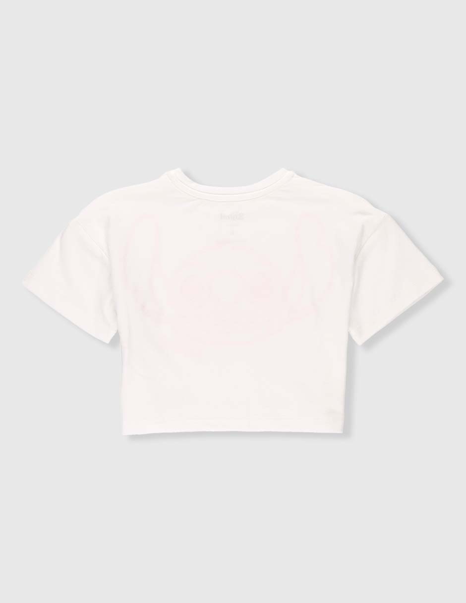 Playera Disney manga corta para niña