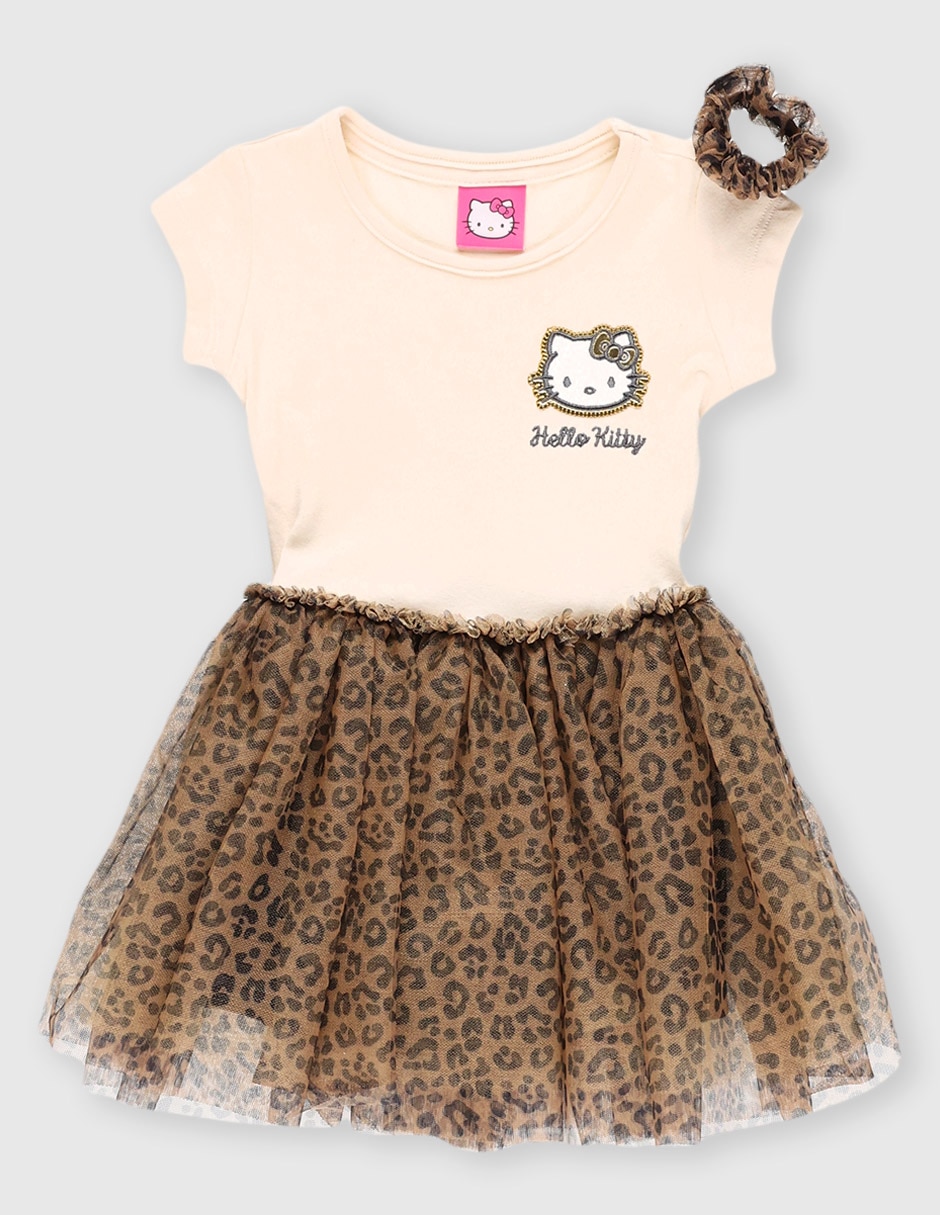 Vestido manga regular para niña 1