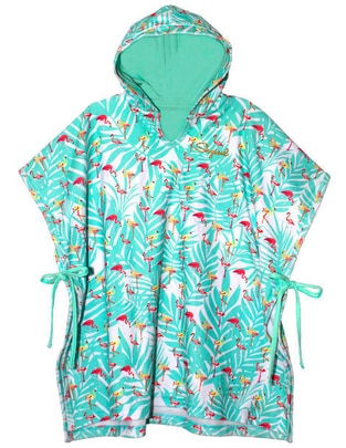 Salida de playa vestido con amarre para niña