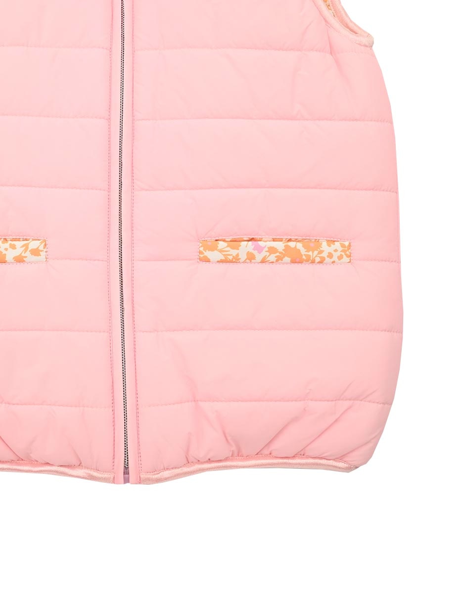 Chaleco Corellia reversible para niña