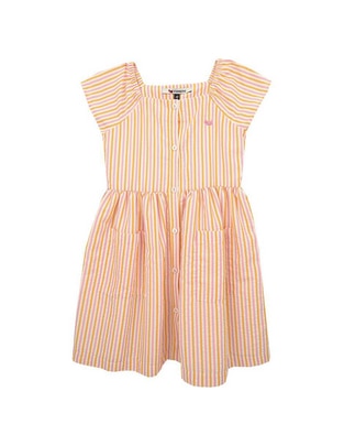 Vestido Ferrioni Mandarina manga regular para niña