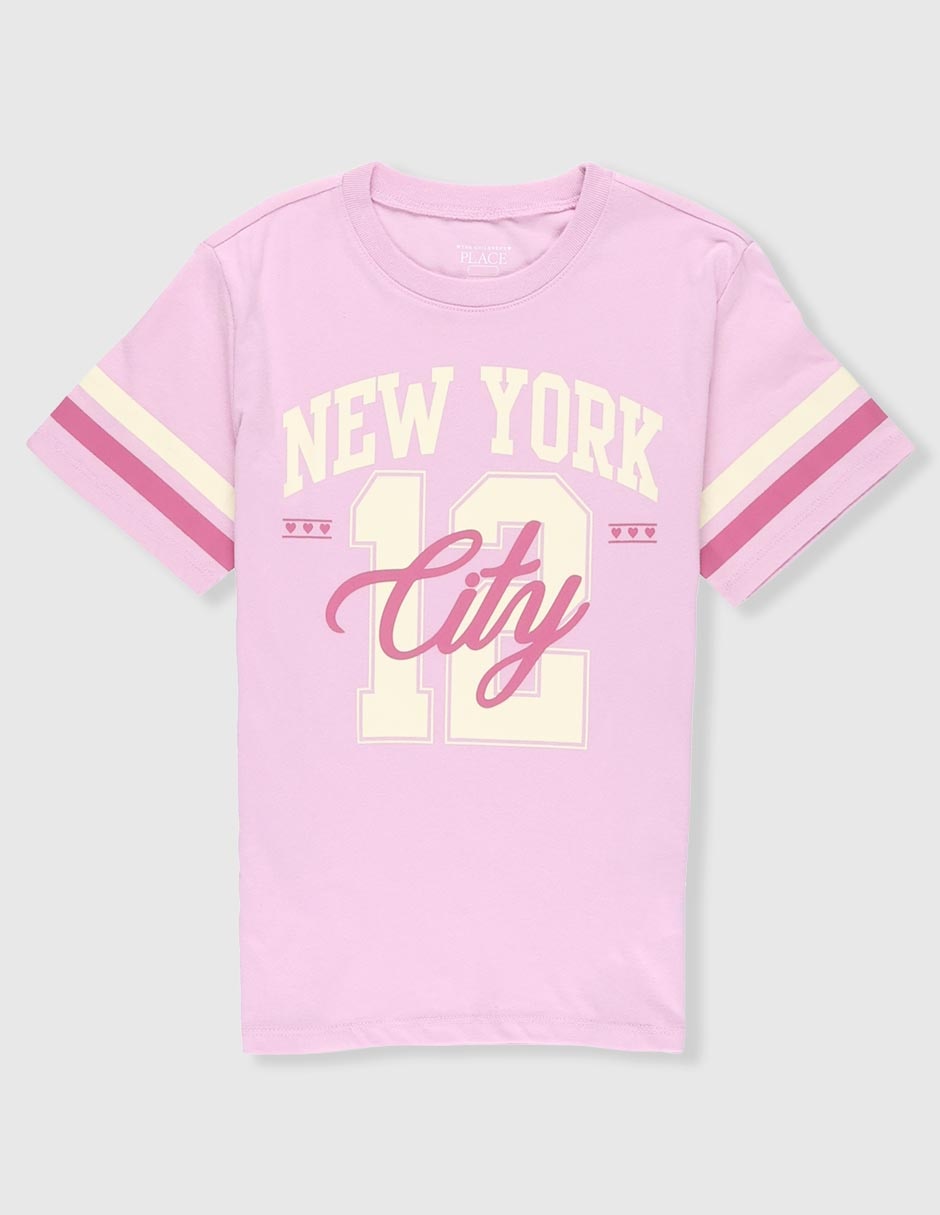 Playera manga corta para bebé niña