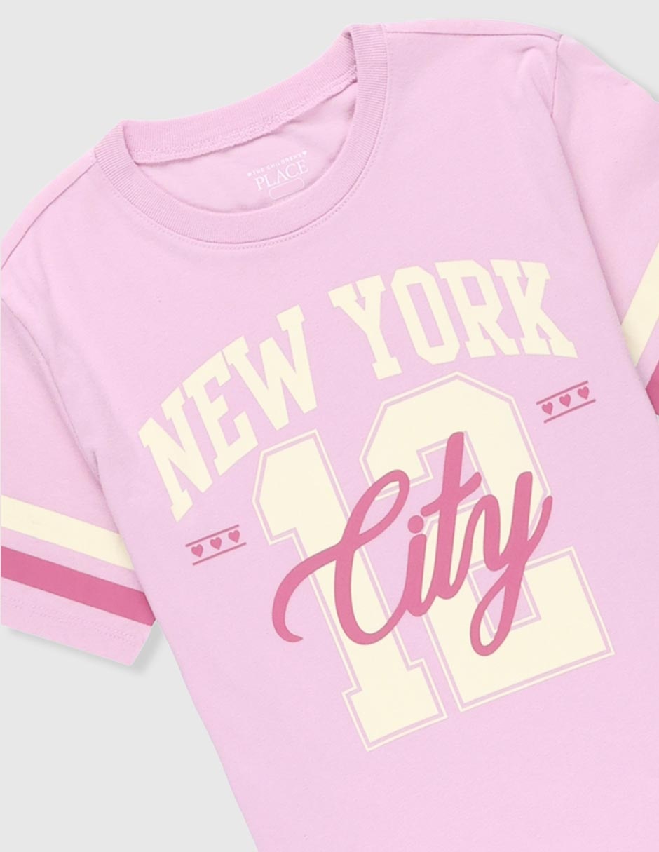 Playera manga corta para bebé niña 4